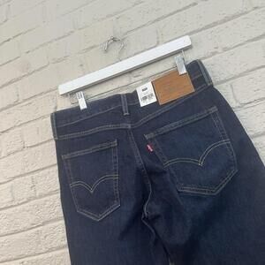 Levi's 514 Denim Jeans Men 30x32 Blue‎ Denim Dark Wash Slim Straight Workwear